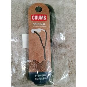 Chums Original Cotton Eyewear Retainer Dark Forest Green Sunglasses Strap